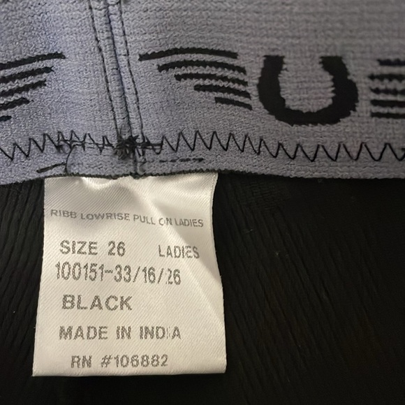 TUFFRIDER Equestrian RIBB LOWRISE PULL ON Pant size size 26 - Picture 7 of 10